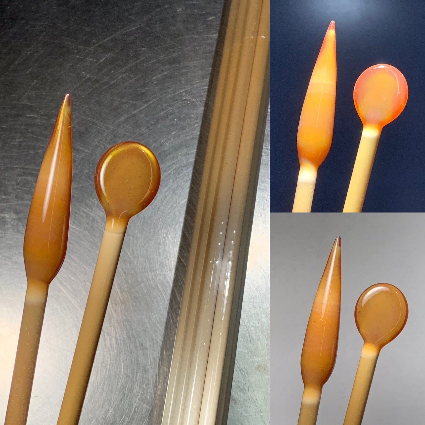 Dense Orange Opal (Unique) Rod