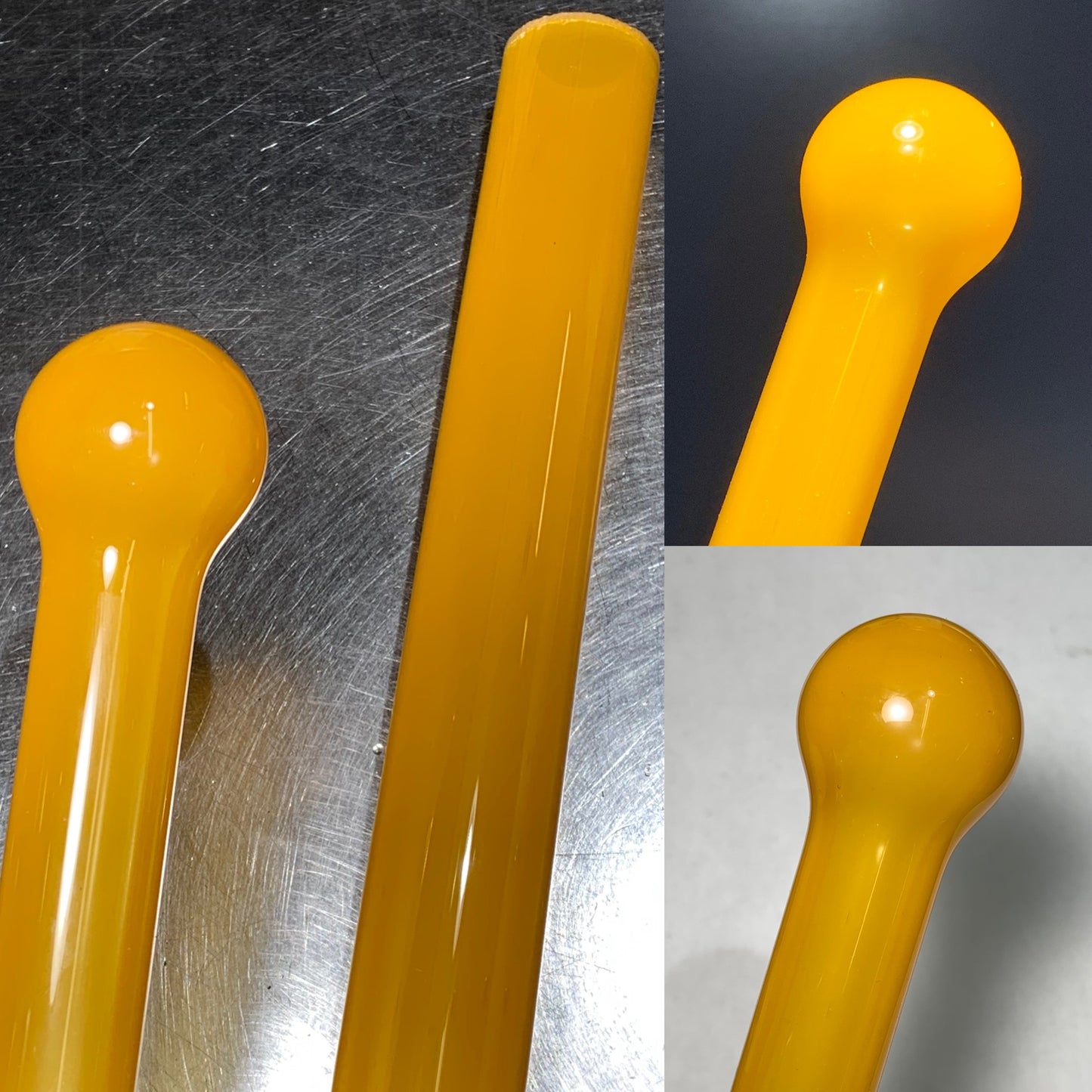 Clear over Mango Tubing