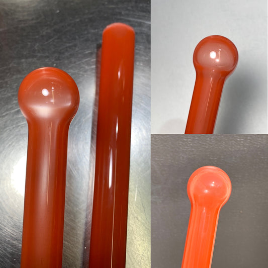 Clear over Dense Orange Tube