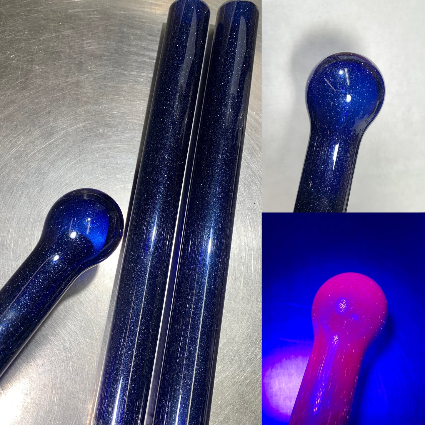 Light Bright over Exp. Blue Sparkle Tube