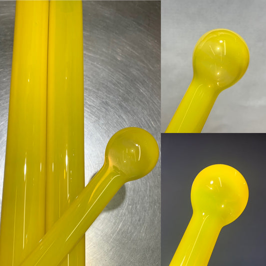 Clear over Dense Pineapple Juice Tube